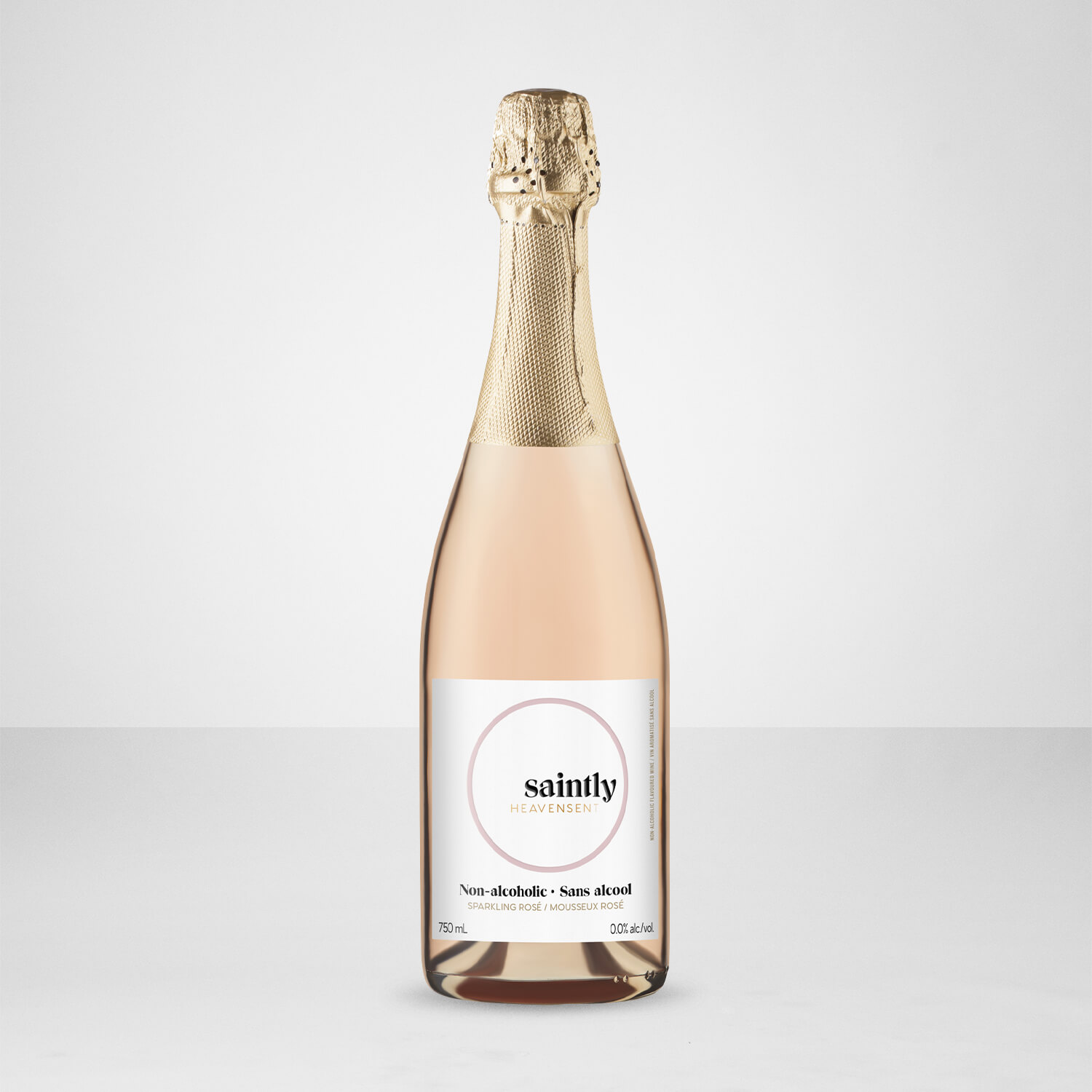 an image of Saintly Heavensent Sparkling Rosé Non-Alcoholic